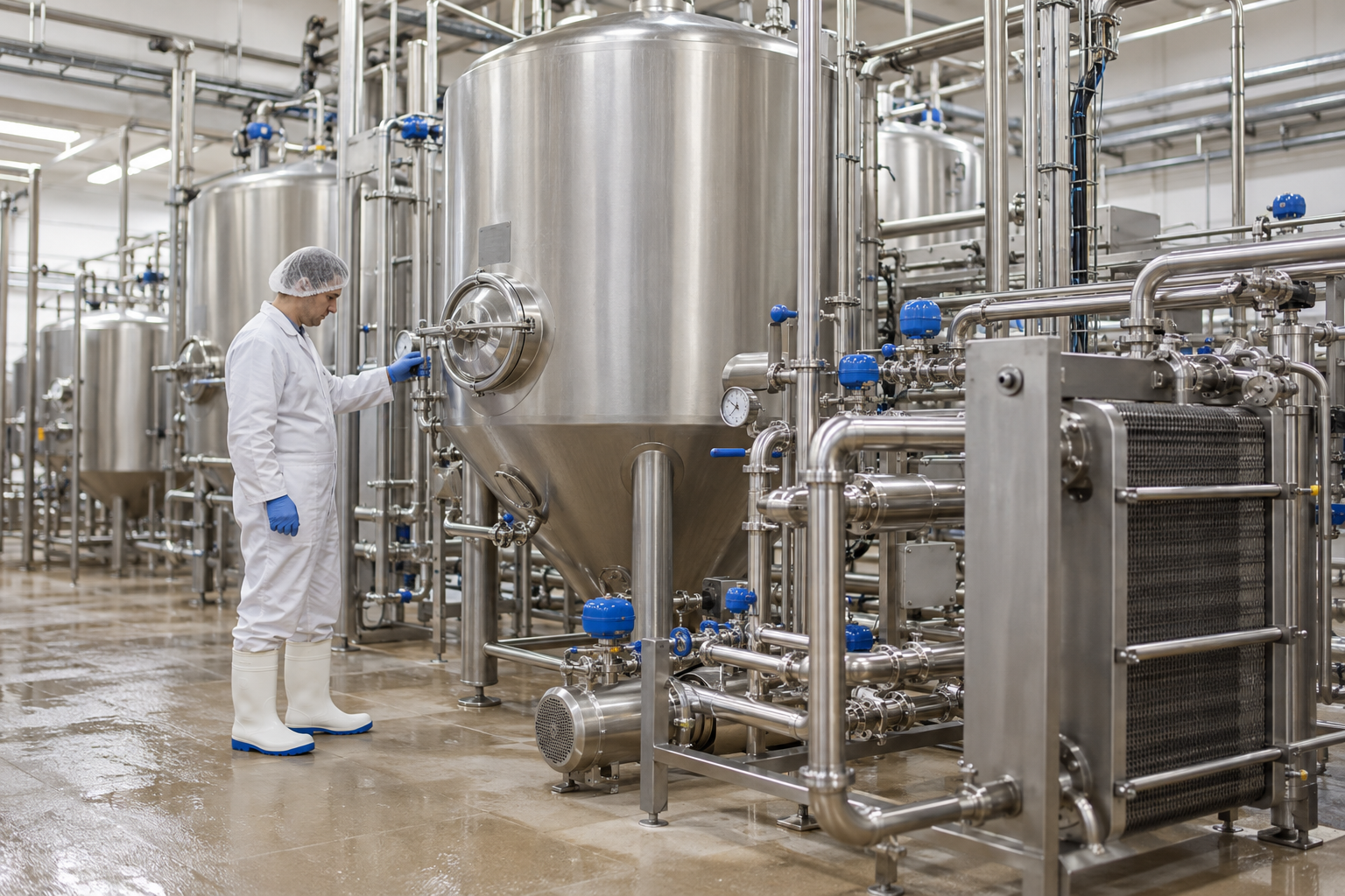 Illustrative dairy processing facility